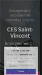 Mobile Screenshot of ces-st-vincent.be